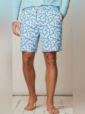 NWT JOHNNIE-O MALIBLU TOBAGO 7" SURF SHORTS BOARDSHORTS SWIM TRUNKS SZ XL